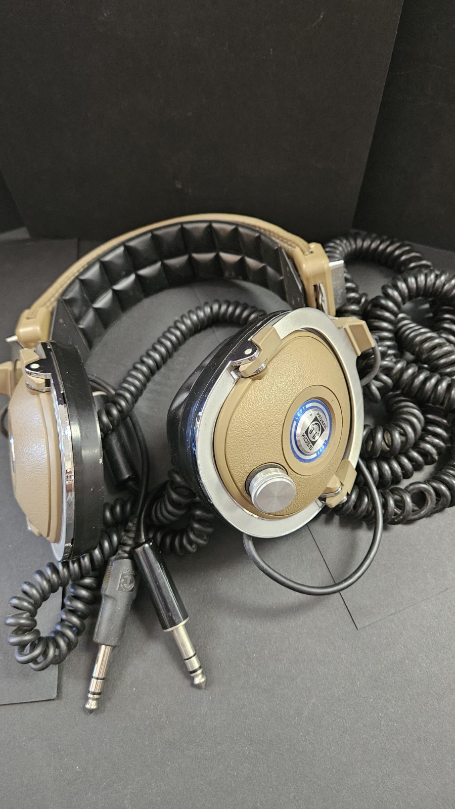 Koss Pro 4AAA Stereo Headphones Wired 1/4” + Xtra Cord USA Made *READ