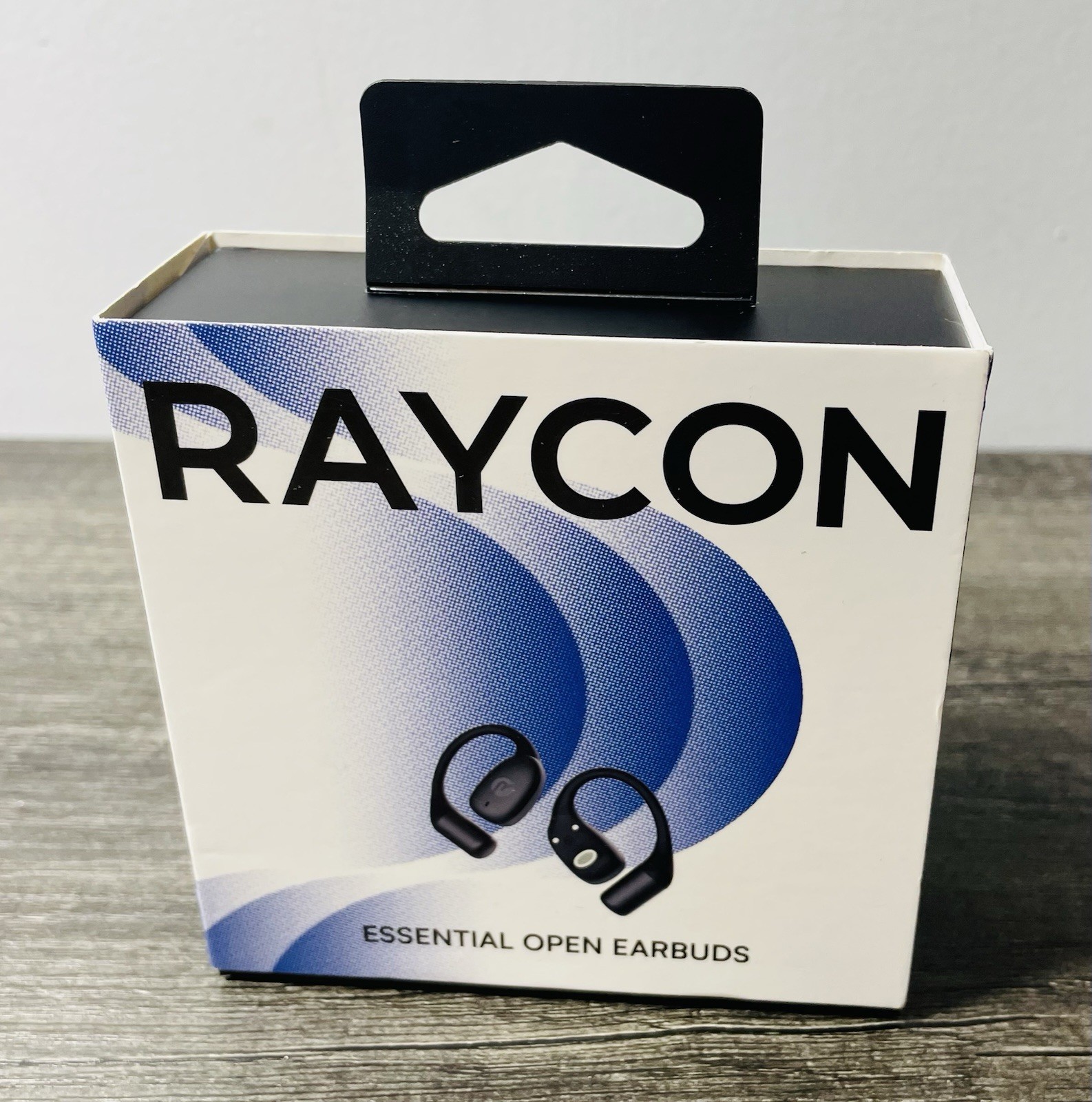 Raycon Essential Open Earbuds – Wireless Bluetooth Headphones – Black Open Box