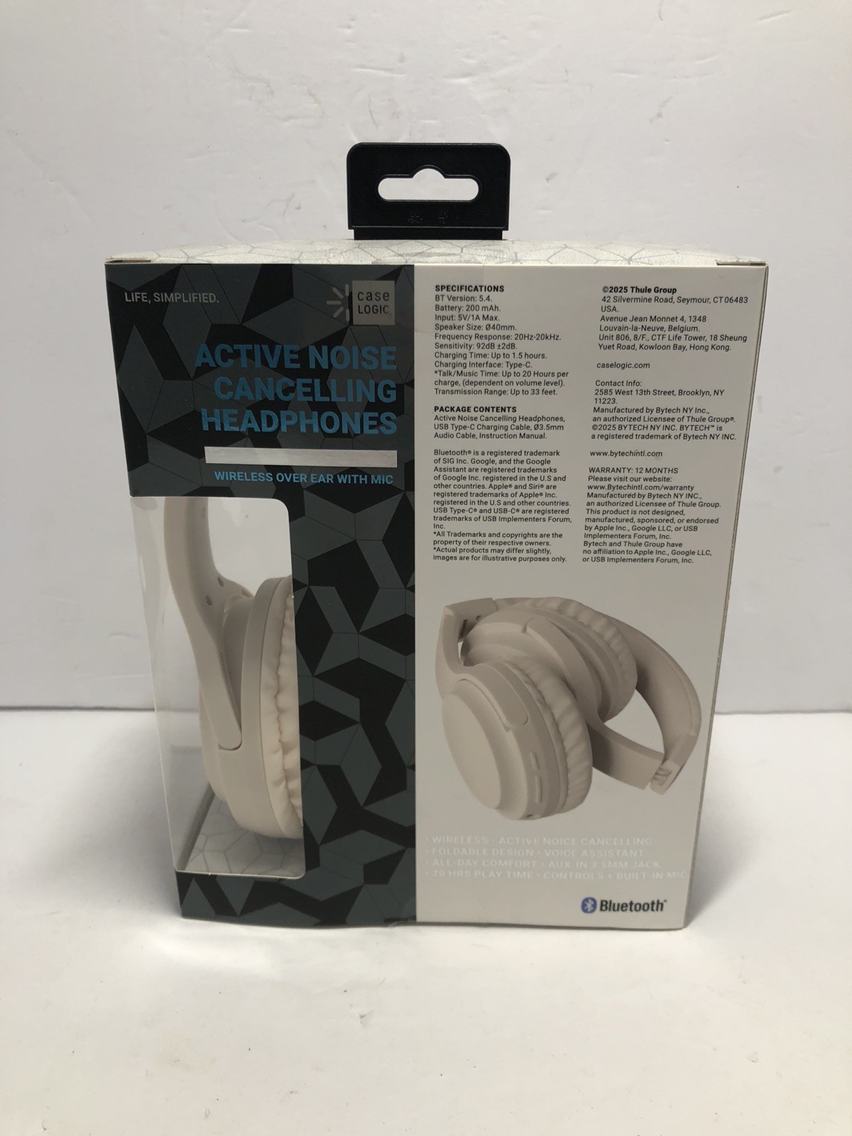 Case Logic Active Noise Canceling Bluetooth Headphones – New In Box