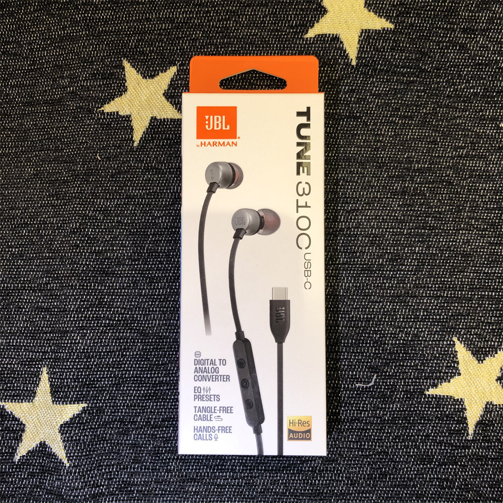 Genuine JBL Tune 310C USB-C In-Ear Wired Headphones T310C Type-C w/Remote & MIC
