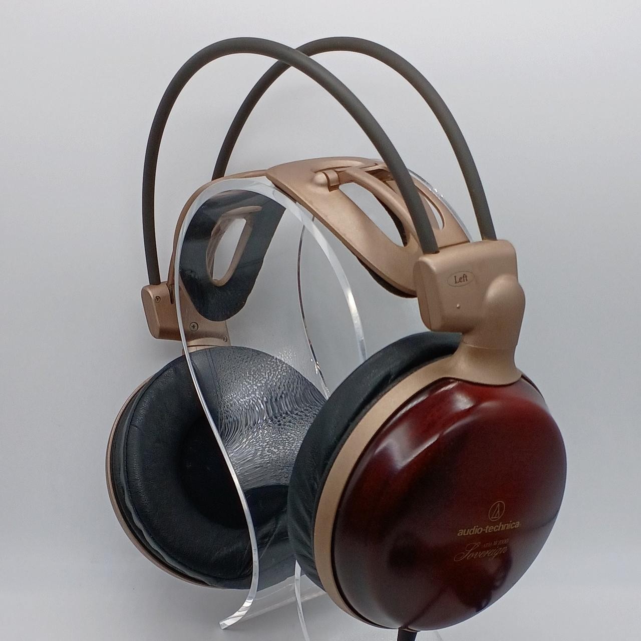 Audio-Technica ATH-W1000 Headphones Wooden Housing Audiophile Used