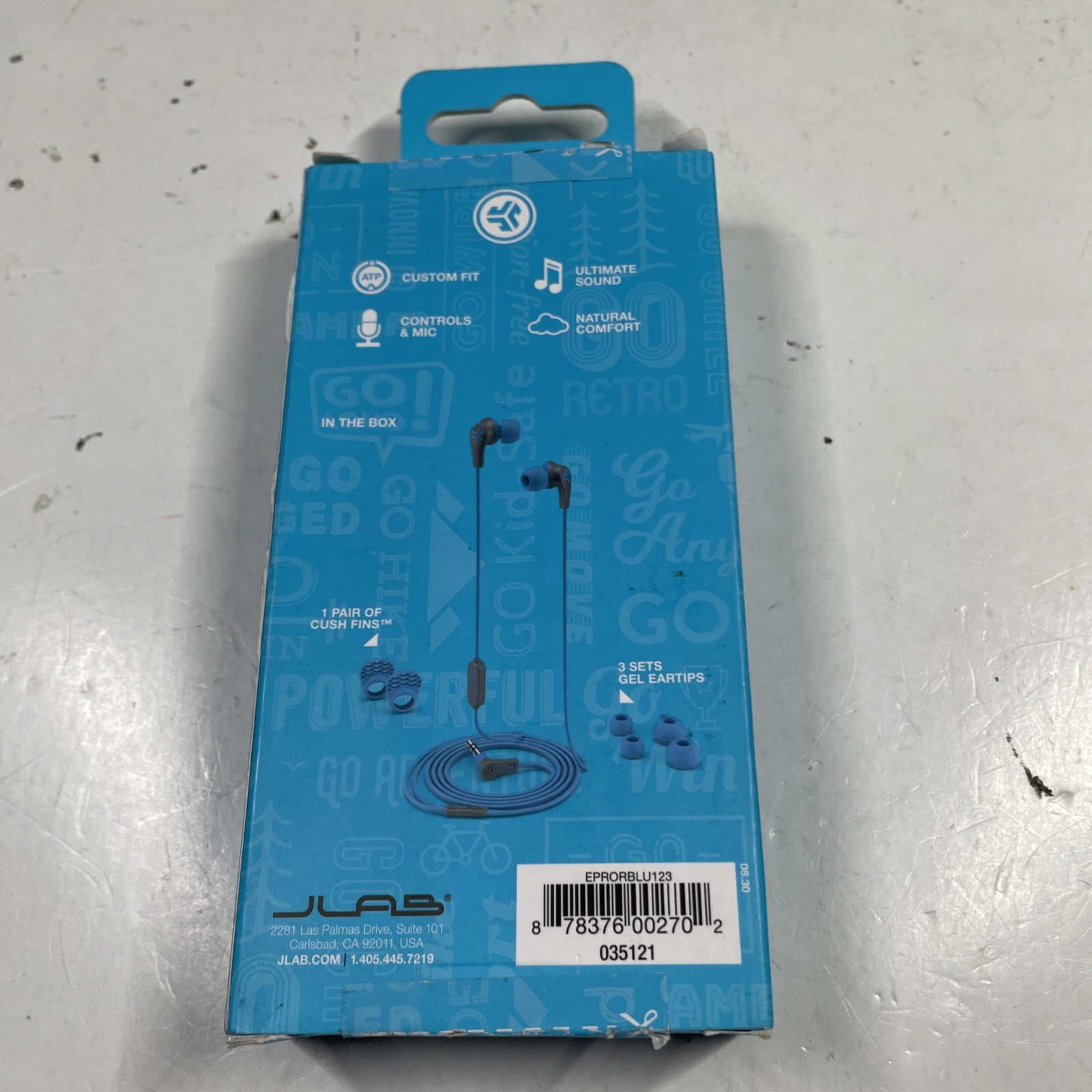 JLAB JBuds Pro Signature Earbuds w/Universal MIC + Track Control (Blue) New
