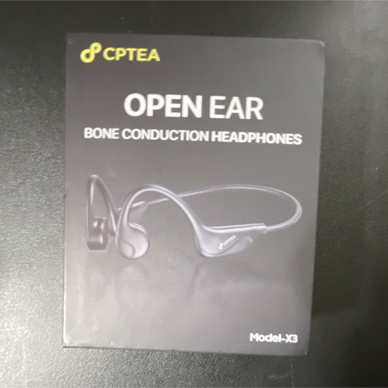 CPTEA X3 Open Ear Bone Conduction Headphones Black 20Hz-20KHz 8Ω Model X3
