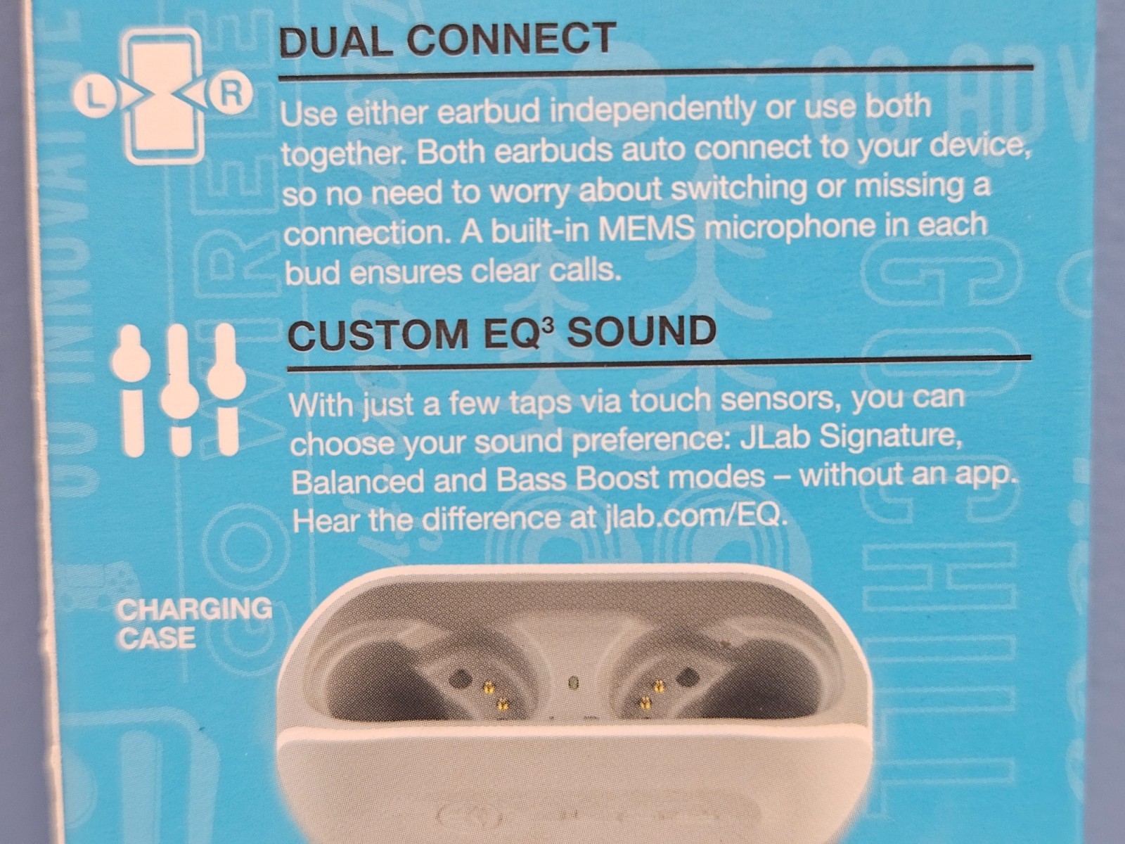 JLAB GoAir True Wireless Earbuds Small Fit Dual Connect Long Life – New & Sealed