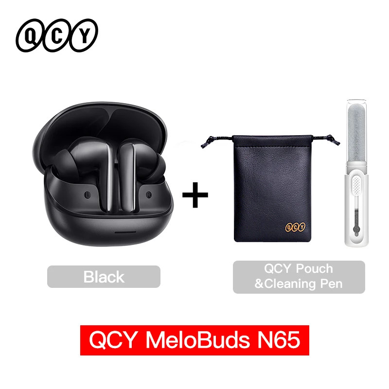 QCY HT21 Wireless Earphones Melobuds N65 -60dB AI Adaptive ANC Earbuds Bluetooth