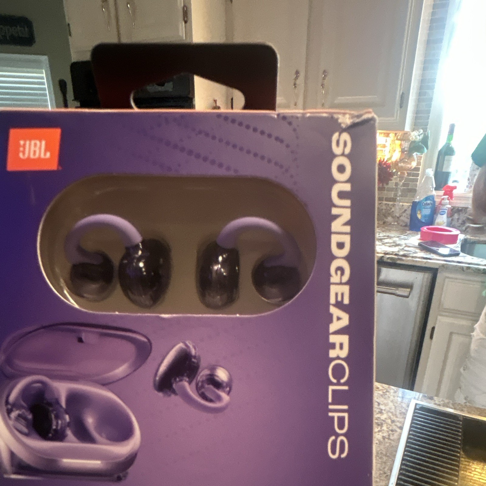 JBL Soundgear Clips Open-Ear True Wireless Earbuds – Purple