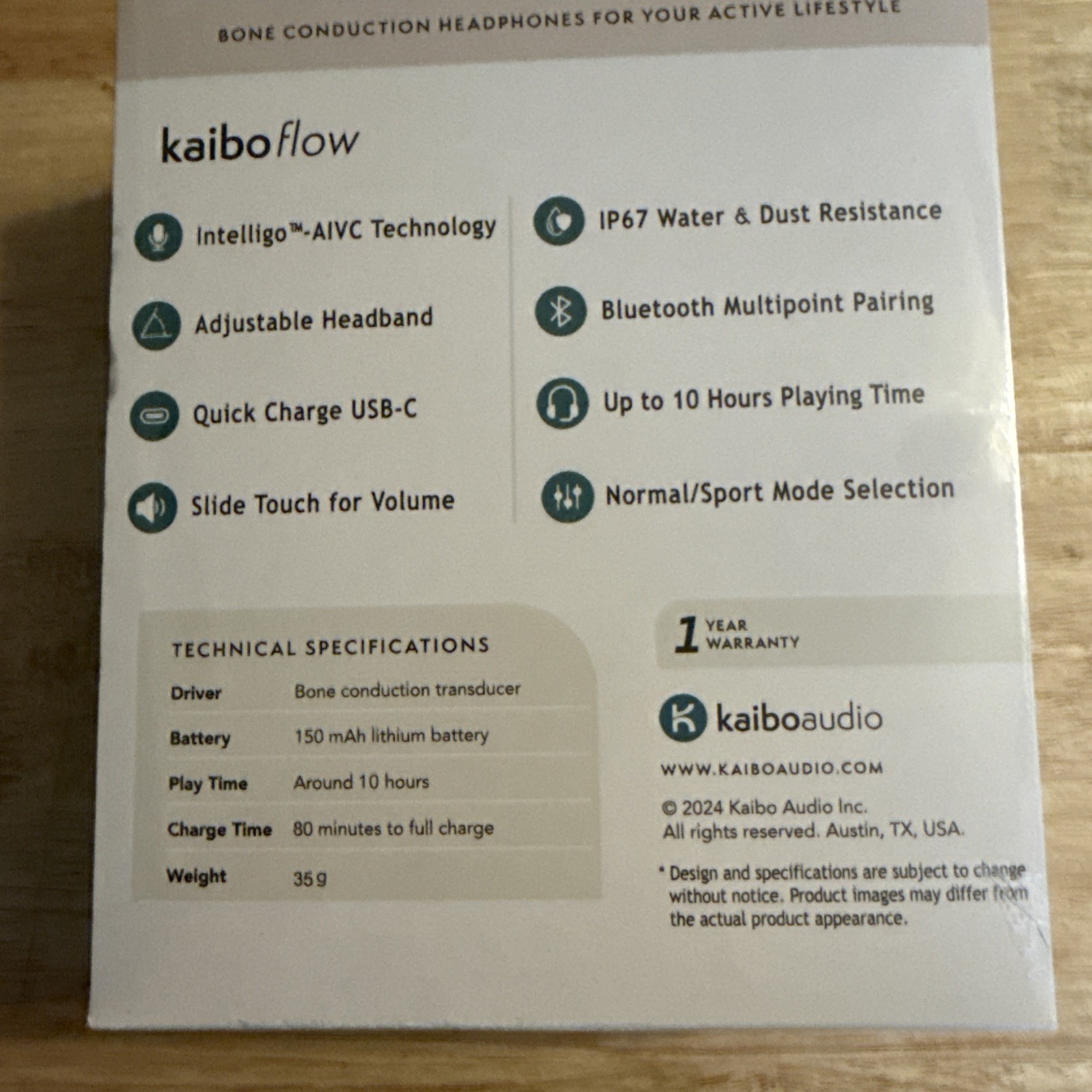 Kaibo Audio Bone Conduction Headphones