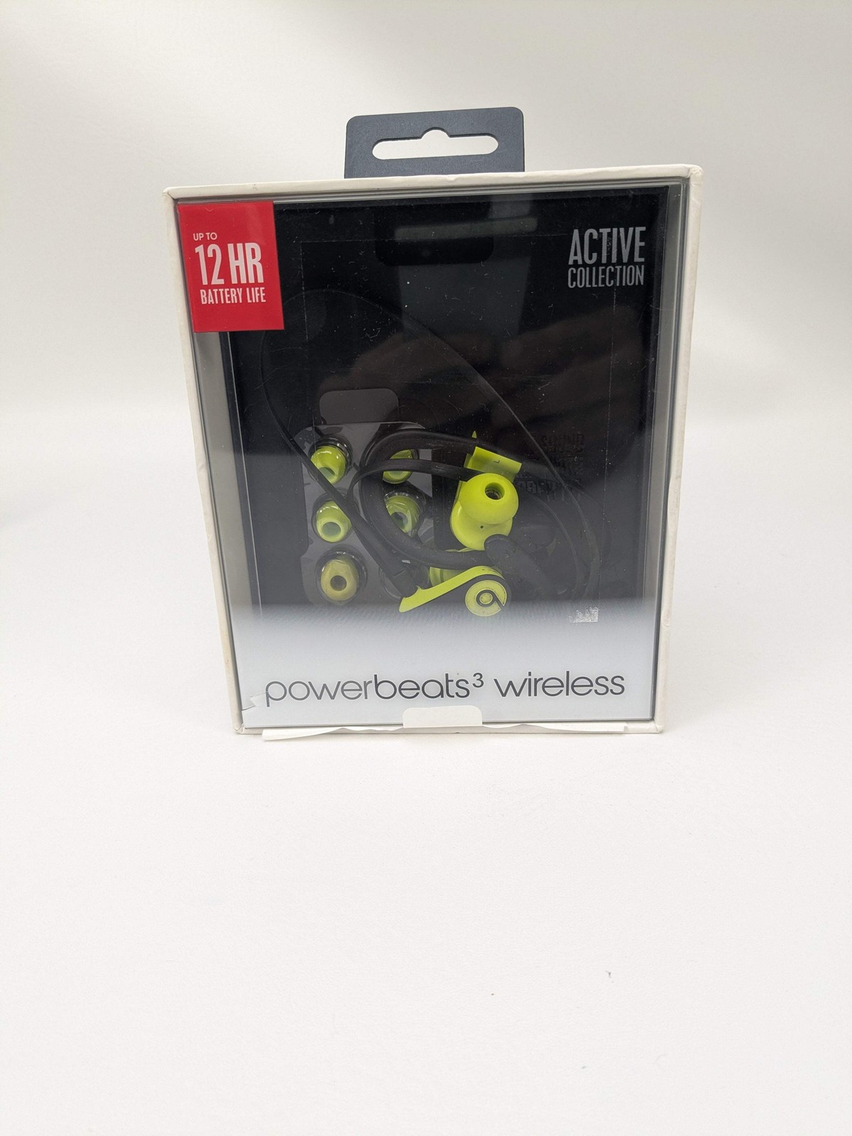 Beats Powerbeats3 Earbud Bluetooth Earphones Shock Yellow A1747