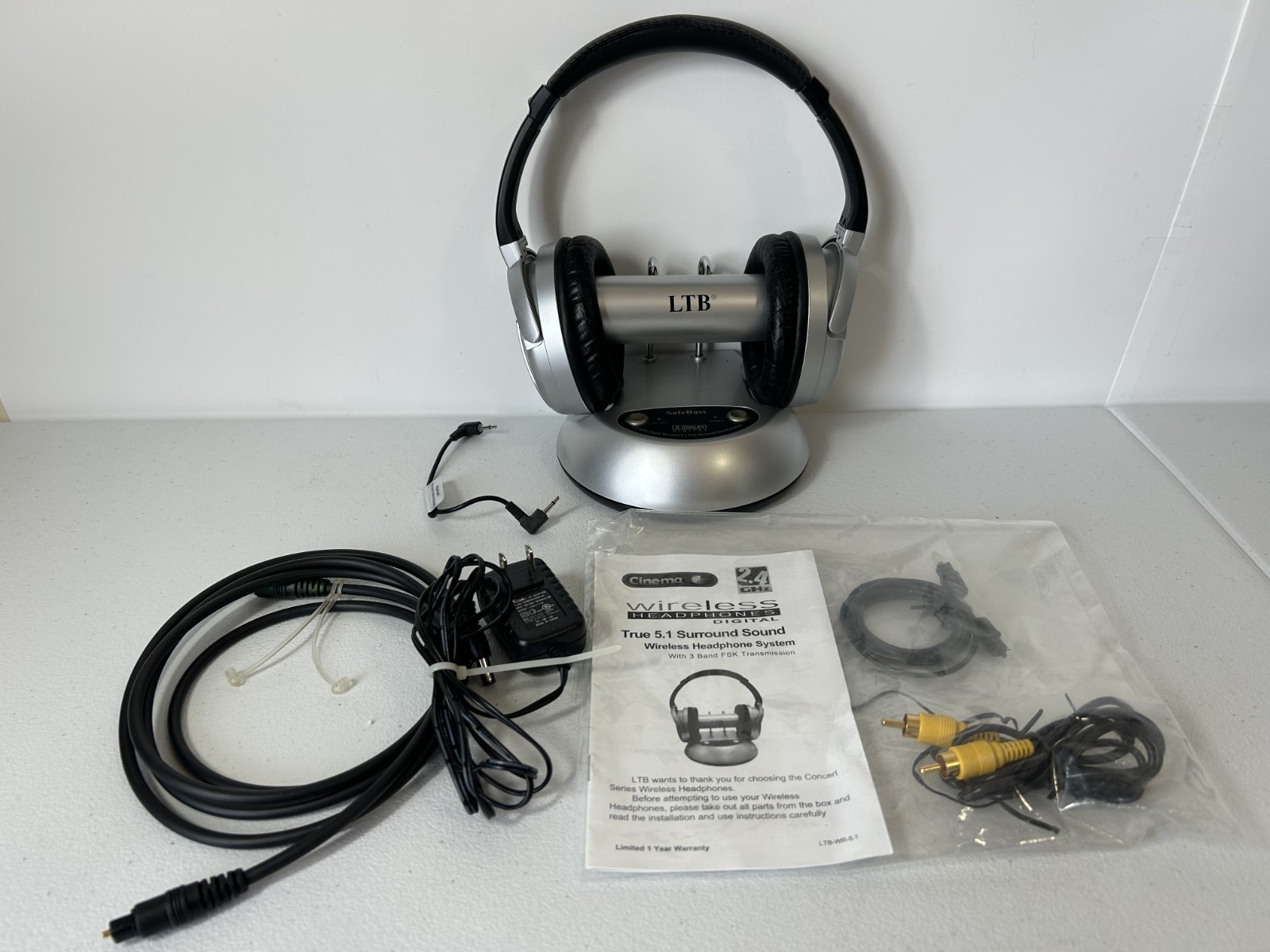 VTG LTB Cinema 1 True Digital 2.4GHz Wireless 5.1 Surround Sound 6 Ch Headphones