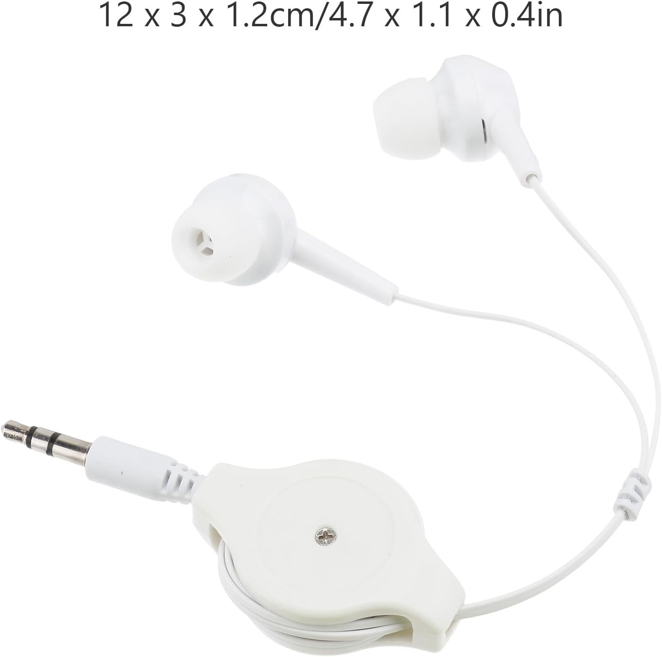 Wired Noise-Cancelling Earphones with Retractable Cable – Perfect for Travel