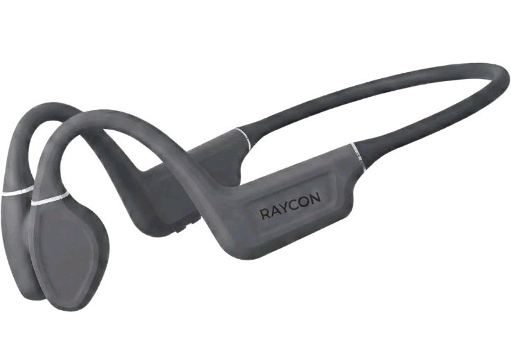 Raycon Bone Conduction Headphones Bluetooth Open Ear Gray New Open Box IP68