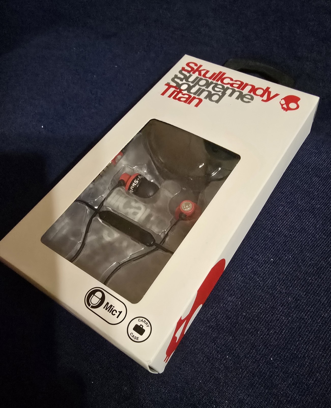 RARE Skullcandy Titan Red V1 | Sealed Audiophile Supreme Sound Mic1 S2TTDY-206