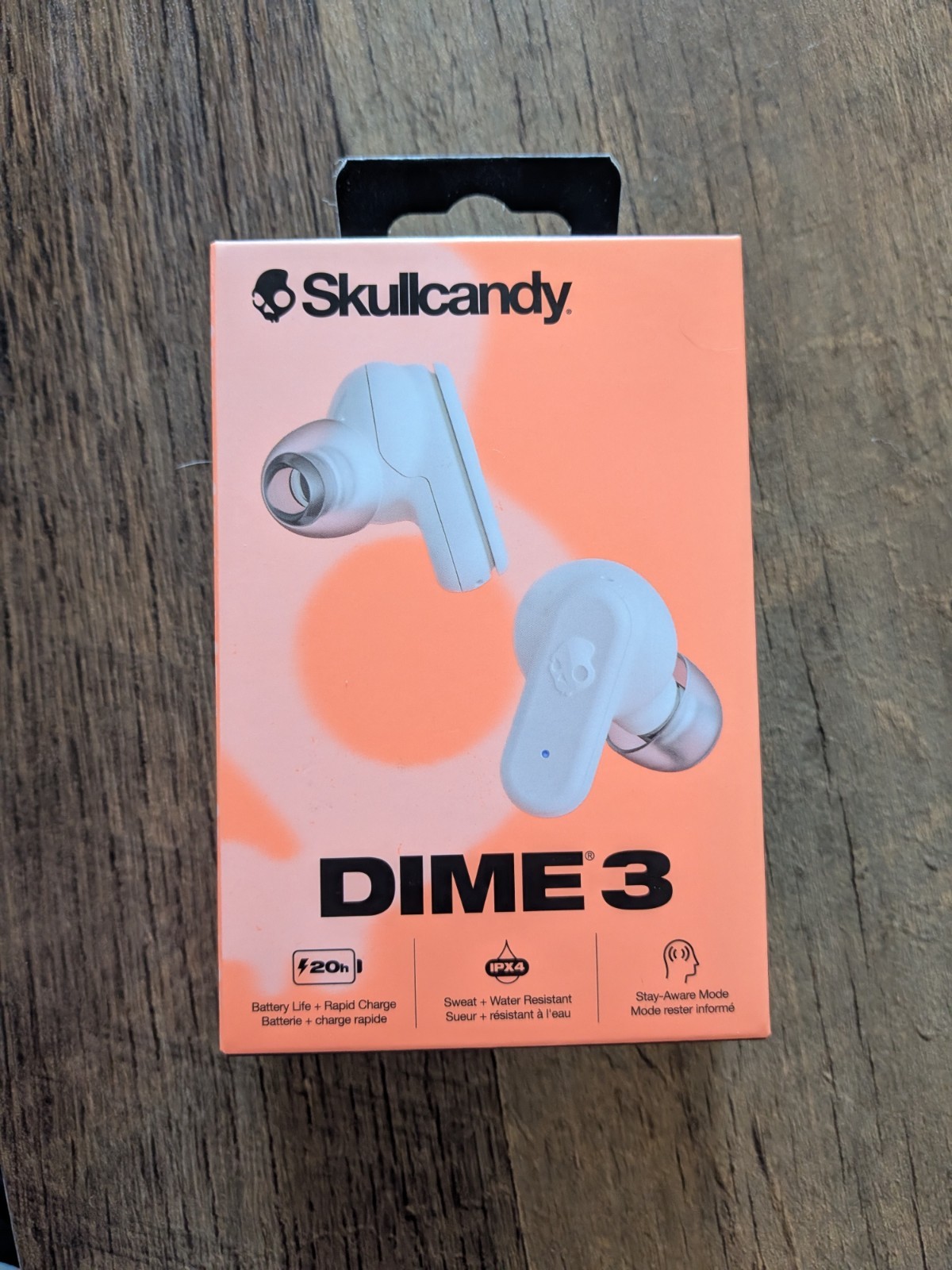 Skullcandy Dime 3 True Wireless Earbuds – White – S2DCW-R951 – NEW – Free Ship