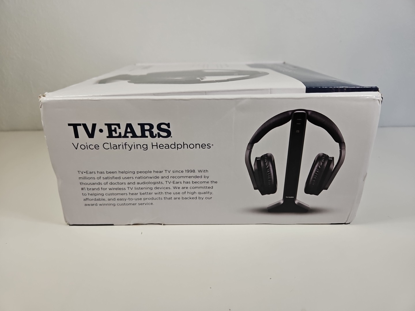 TV EARS Voice Clarifying Headphones 100 Ft Over Ear Tested