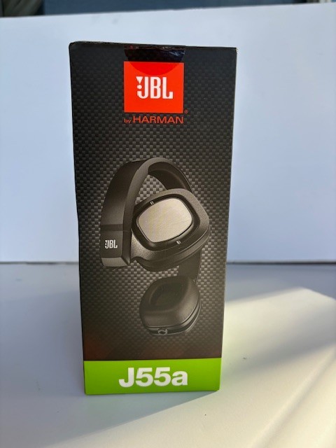 JBL J55a On-Ear Wired Headphones w/ Mic Remote New In Box Black