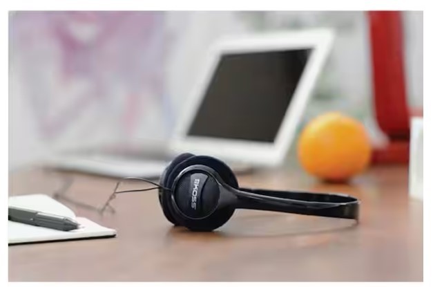 Koss KPH7 Lightweight On Ear Portable Headphones with Adjustable Headband