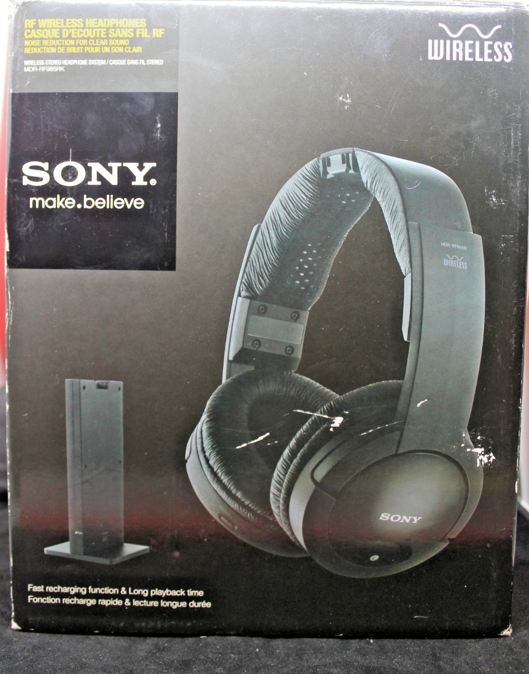 Sony MDR-RF985RK Over Ear Headphones – Black