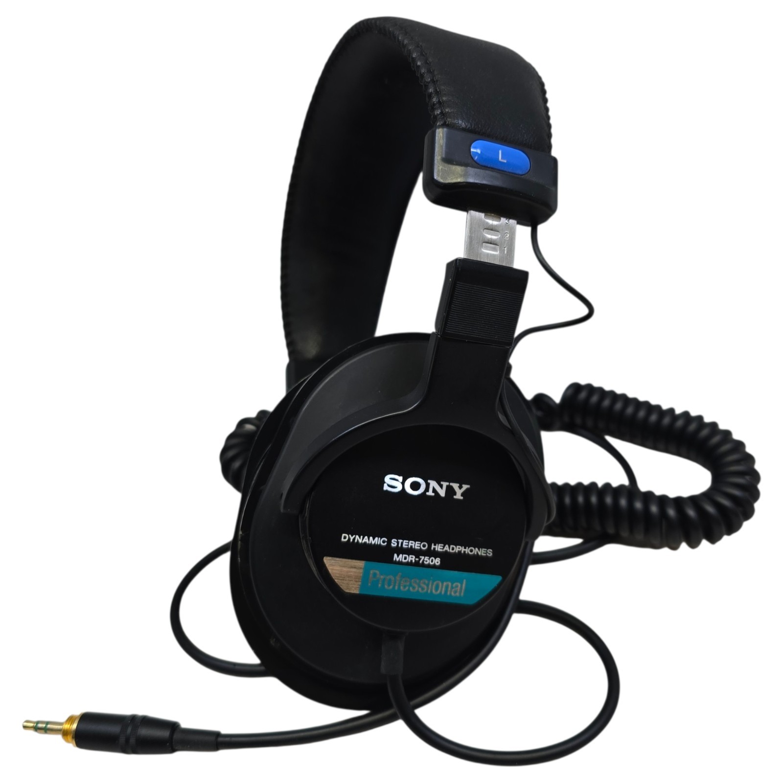 Sony MDR-7506 Professional Wired Over-Ear Monitor Headphones – NO FOAM EARPIECES