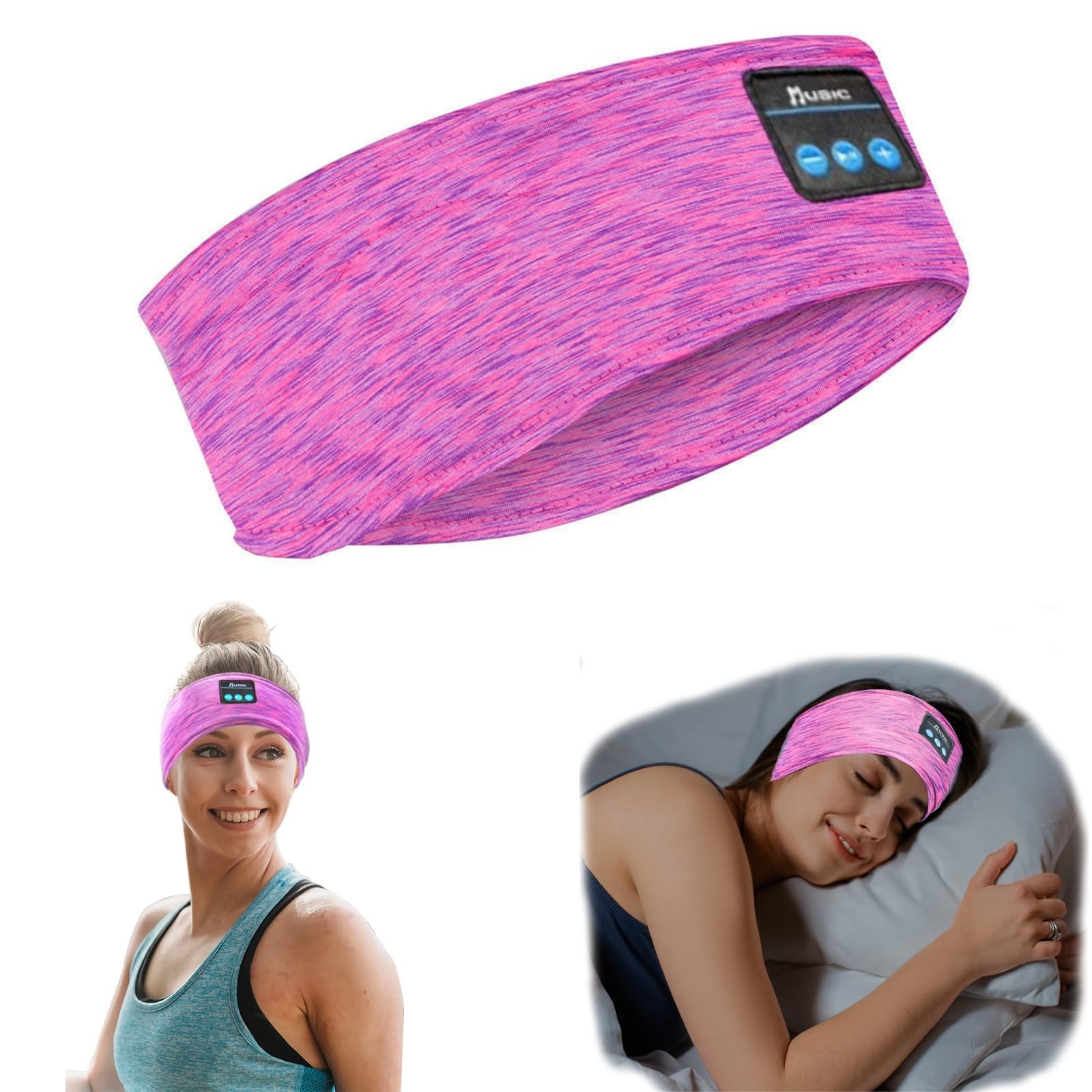 Wireless Sleep Headphones for Women – Bluetooth Headband for Side Sleepers wi…