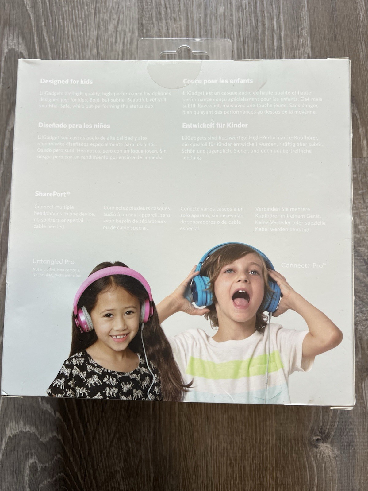 LilGadgets Connect+ PRO Kids Headphones with Microphone,