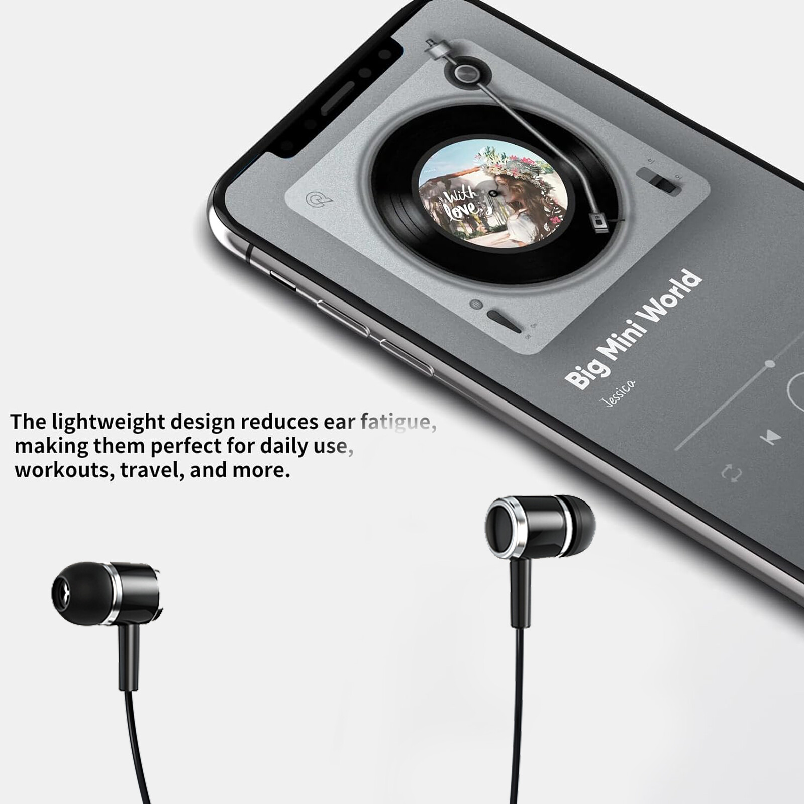 Lot HIFI Bass Stereo Wired Earbuds Headset In-Ear Earphone Headphone MIC USB-C