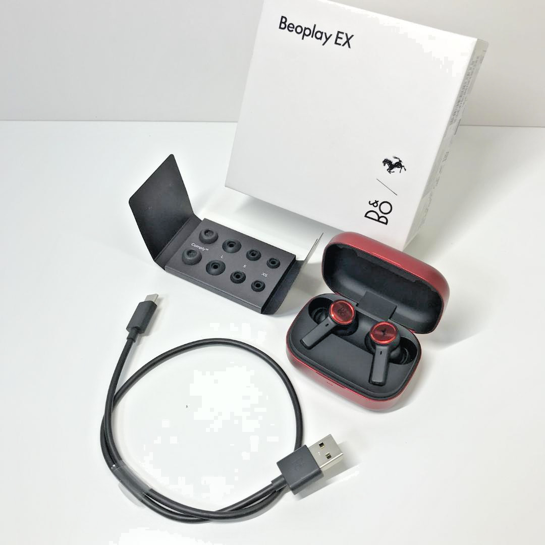 Bang & Olufsen Beoplay EX Ferrari Edition Red Wireless Earphones Mint Condition