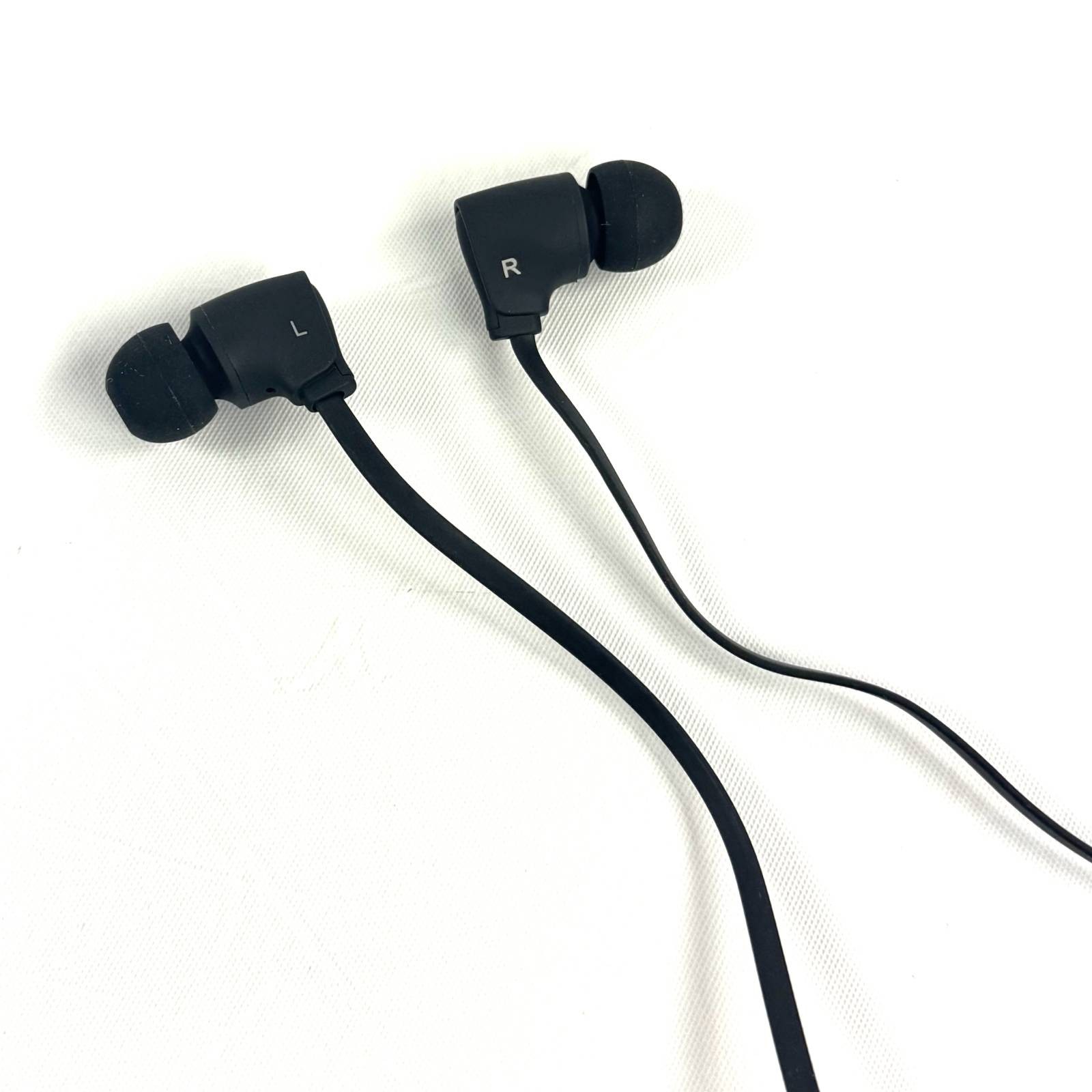 Monoprice Premium 3.5mm Wired Earbuds Clear Sound Headphones w/ Microphone 18591