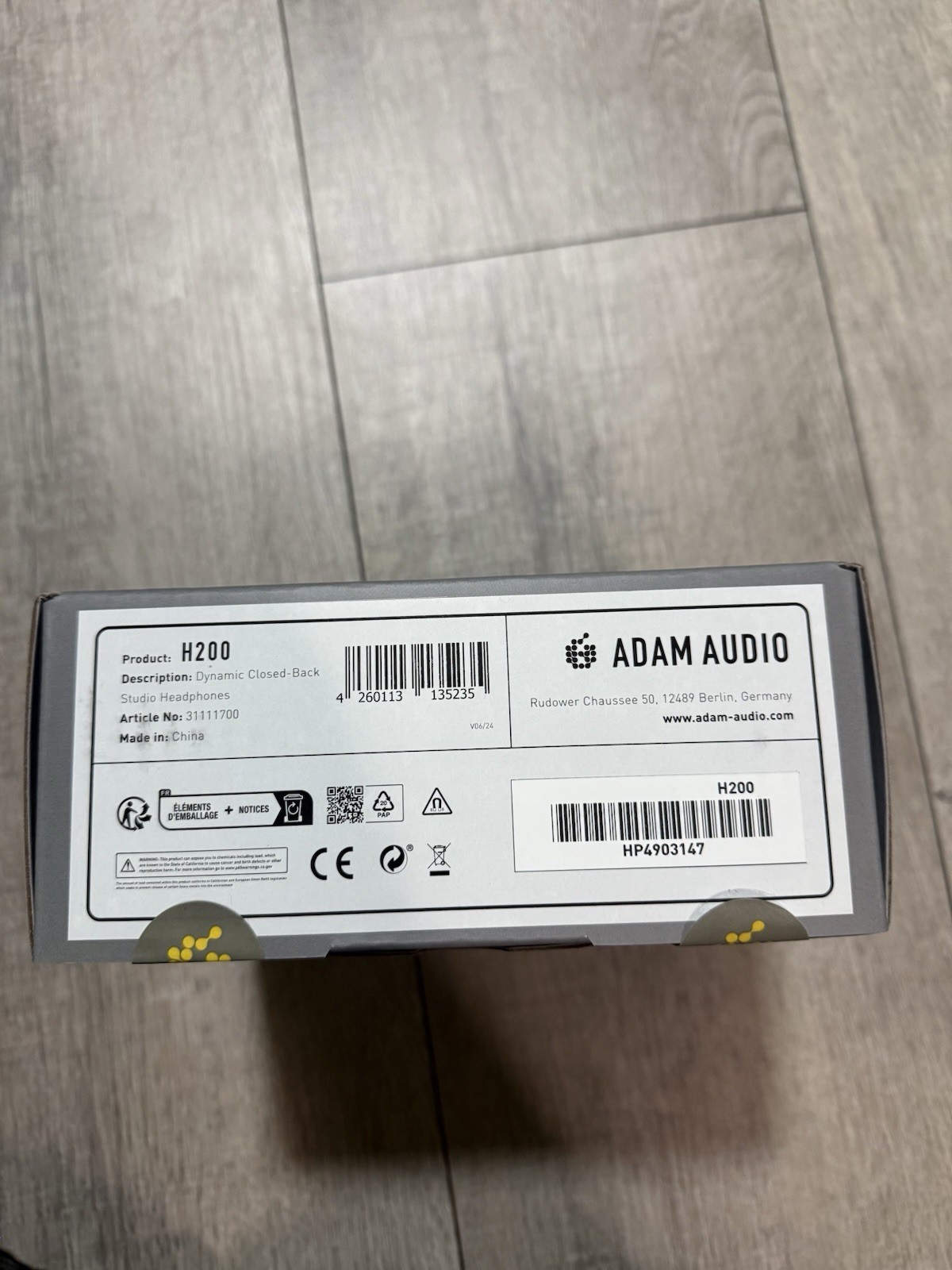 ADAM Audio H200 Closed-back Headphones