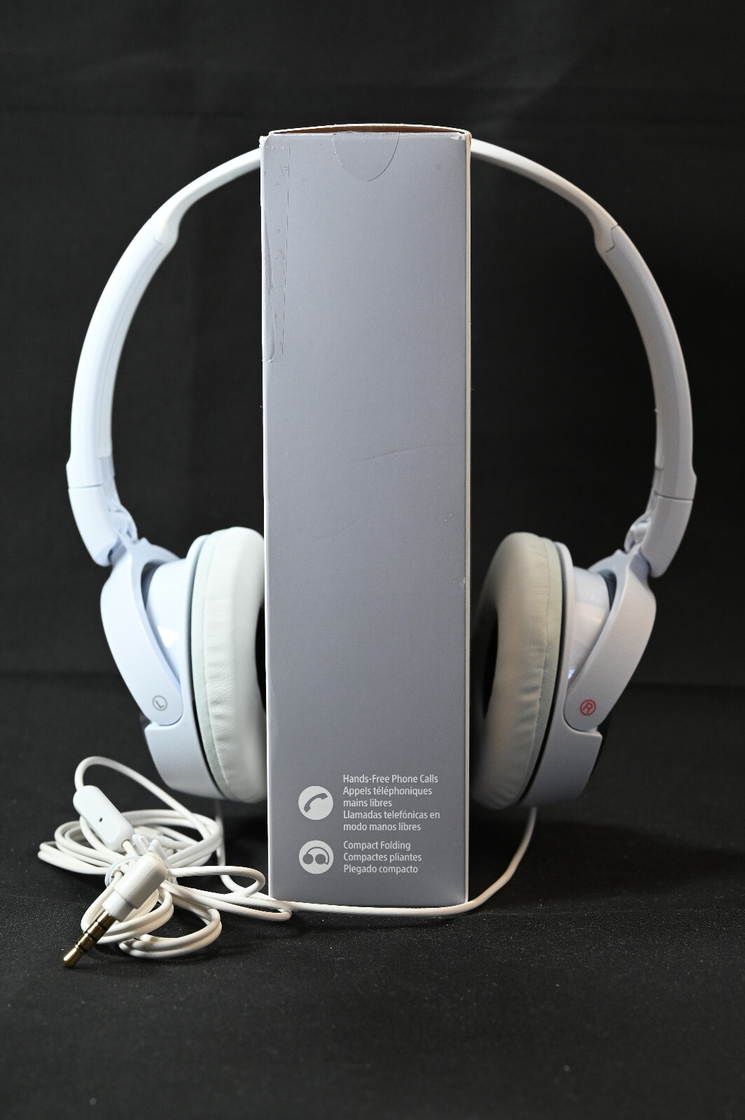 Sony MDR-ZX310AP/B ZX Series On-Ear Stereo Headphones w/Mic MDRZX310AP White