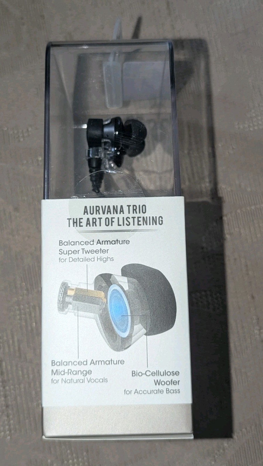 Creative Aurvana Trio EF0750 In Ear Earphones Extremely Rare