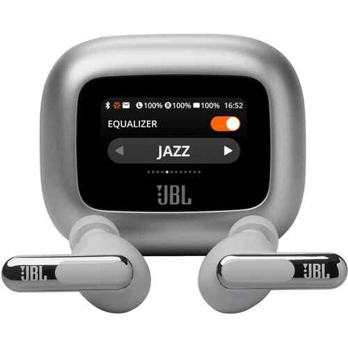 JBL JBLLIVEBEAM3SILAM Live Beam 3 TWS Earbuds – Silver
