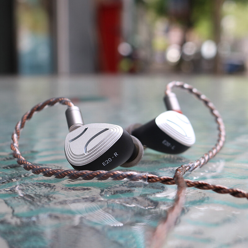 Aoshida E20 Earphone 10mm Beryllium Coated Dynamic Driver In-Ear HiFi Headphones