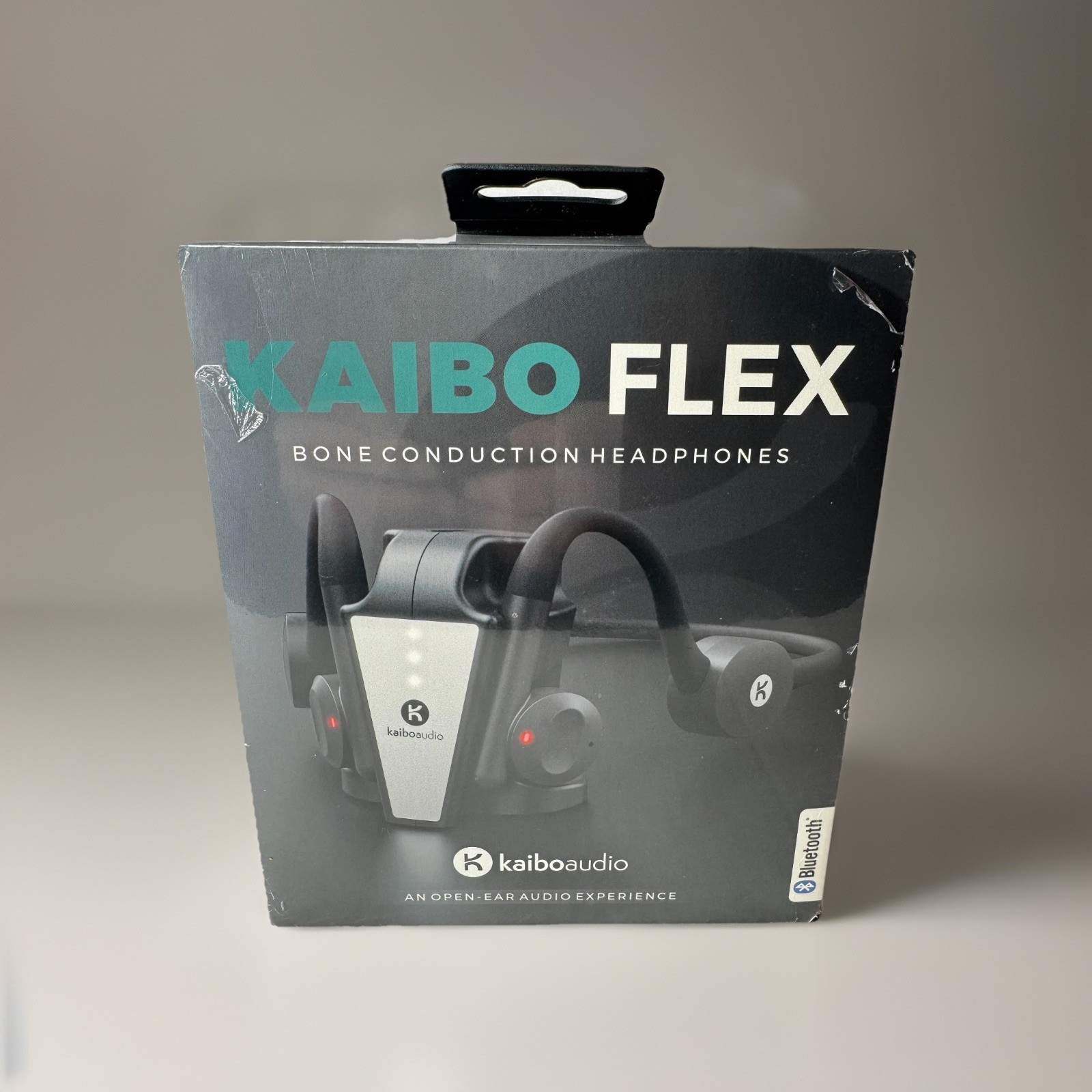 Kaibo Flex Bone Conduction Midnight Black Headphones- Sealed NIB
