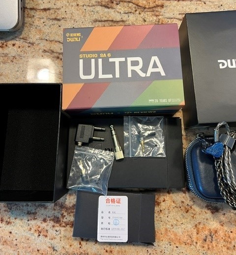 Dunu Studio SA6 ULTRA. IEM Rare 300 Made. w/Hulk Pro Jr. Cable