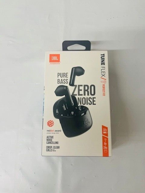 JBL Tune Flex Earbuds in Black- NEW IN BOX