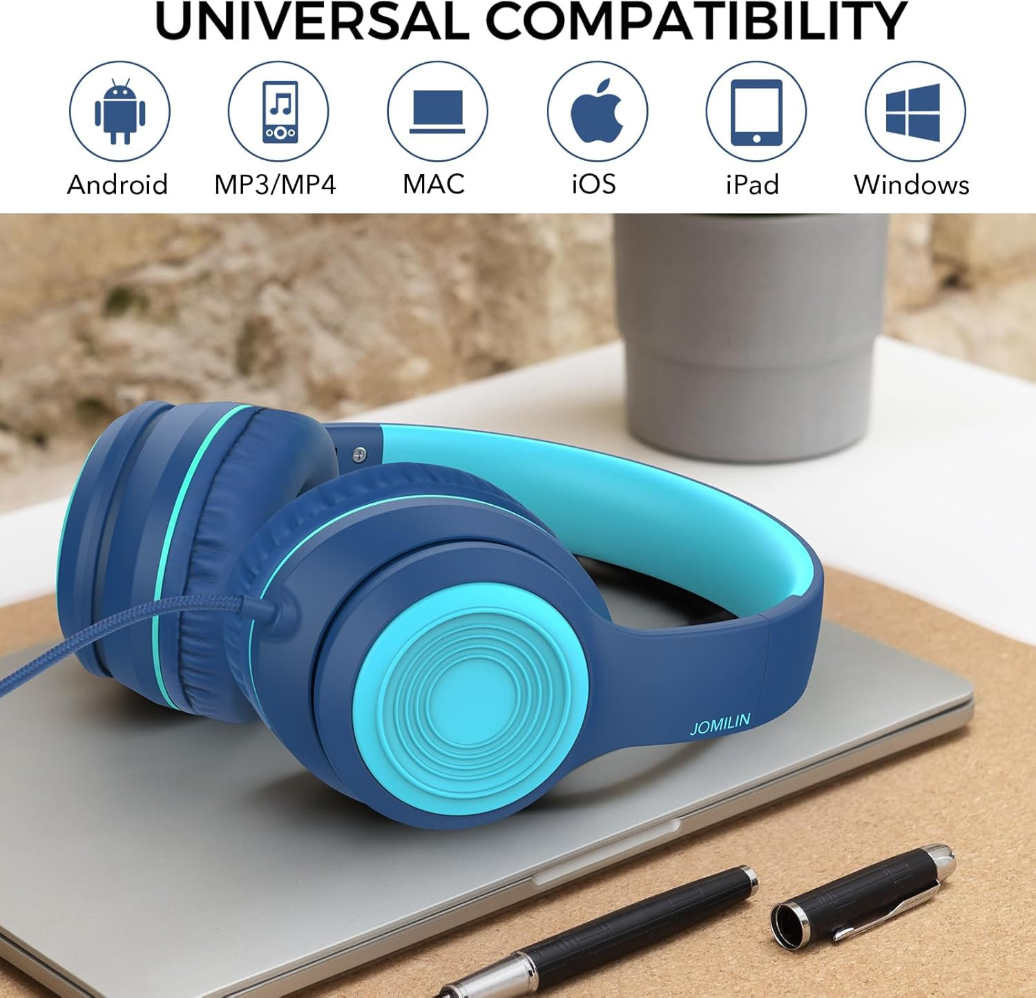 Auriculares A8 Cable Plegables Livianos Microfono 35mm Para Smartphone Tablet