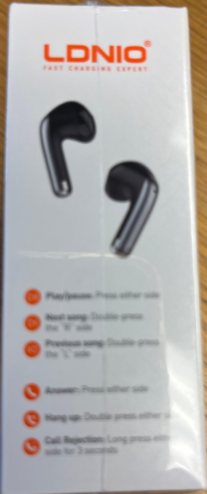 LDNIO T10 WIRELESS EARBUDS TRUE WIRELESS BASS BOOST SEMI IN EAR DESIGN IPX4 WATE