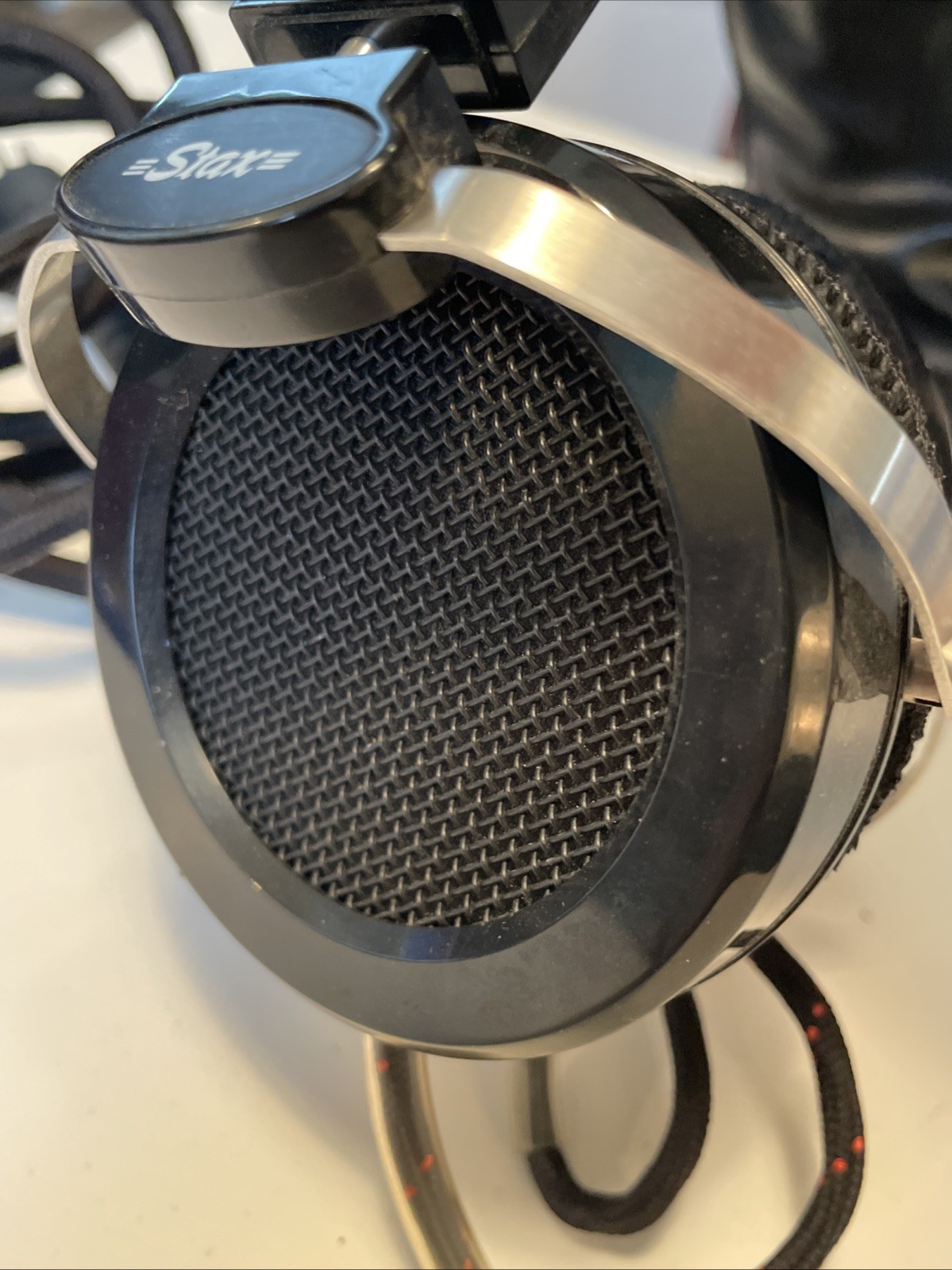 Stax Electronic Ear Speakers Headphones SR-X Mark-3 Exc Cond Very Clean