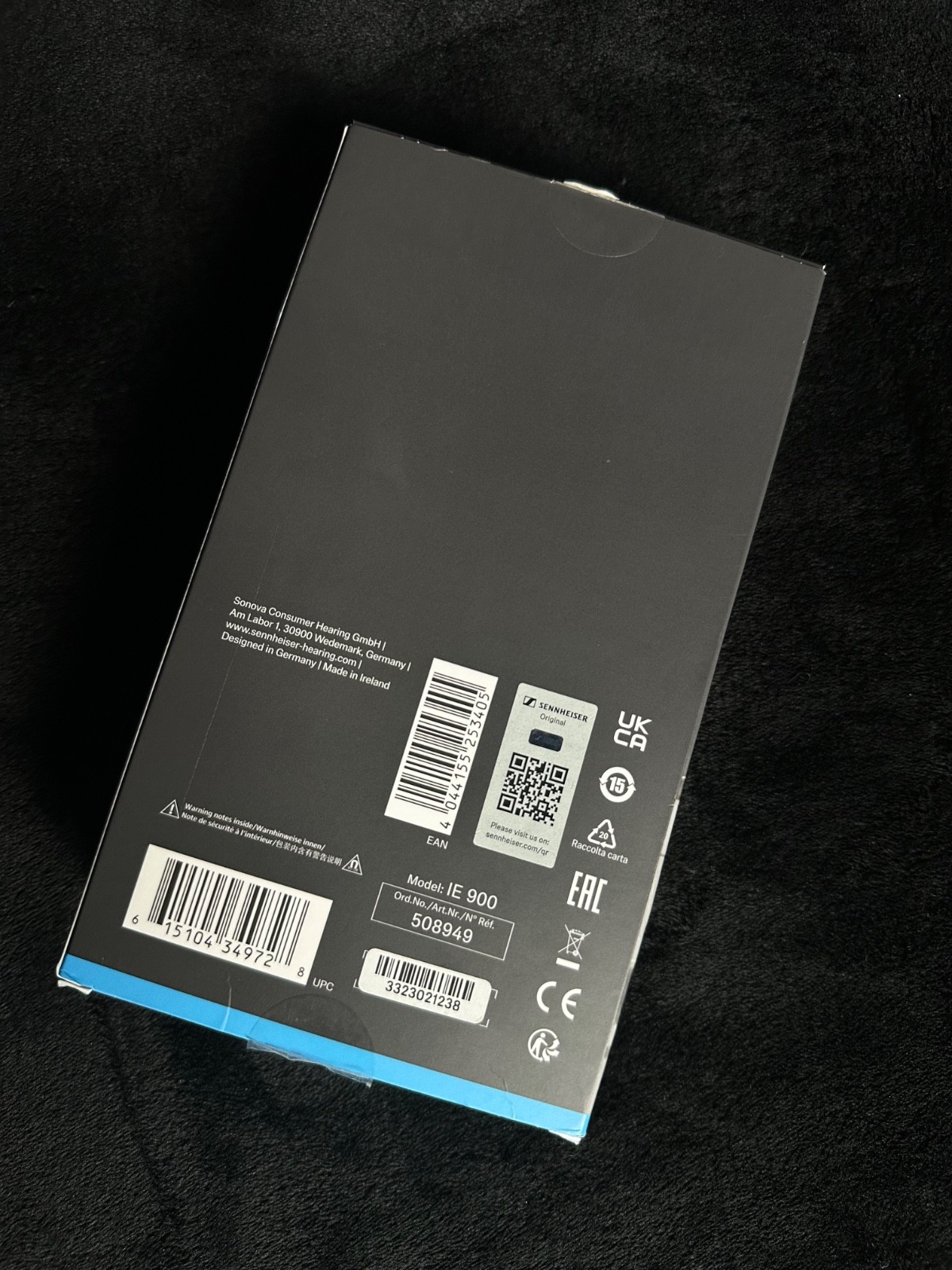 Sennheiser IE 900 Audiophile in-Ear Monitors – TrueResponse Transducers with X3R