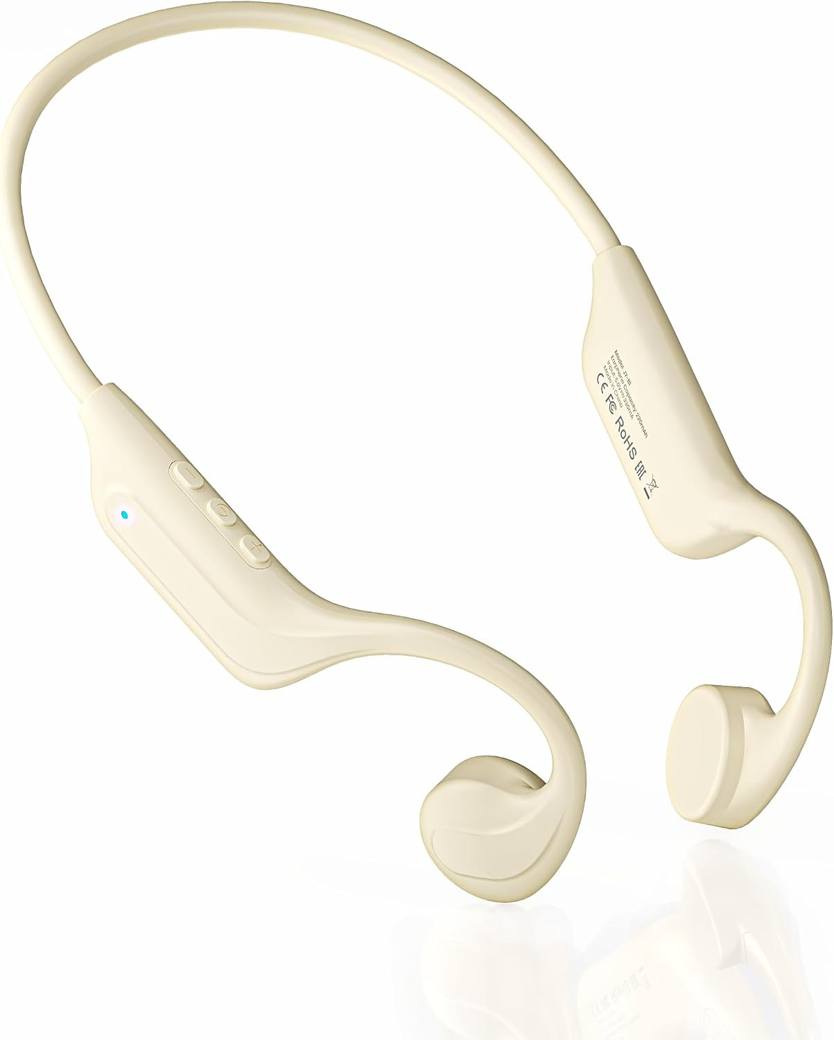 New Bone Conduction Headphones Bluetooth 6.0, Open Ear Headphones with Mic, 3 EQ