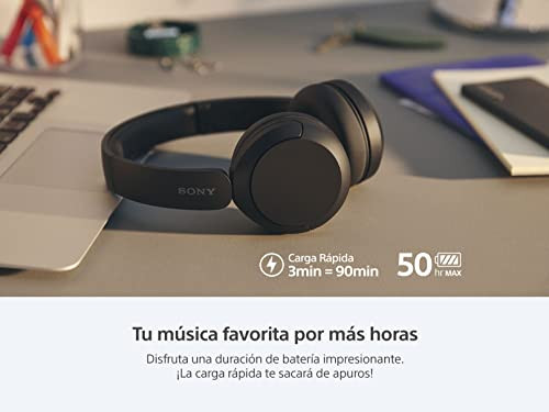 Sony WH CH520 Bluetooth Headphones 50 Hours Battery Noise Cancelling Adjustab…