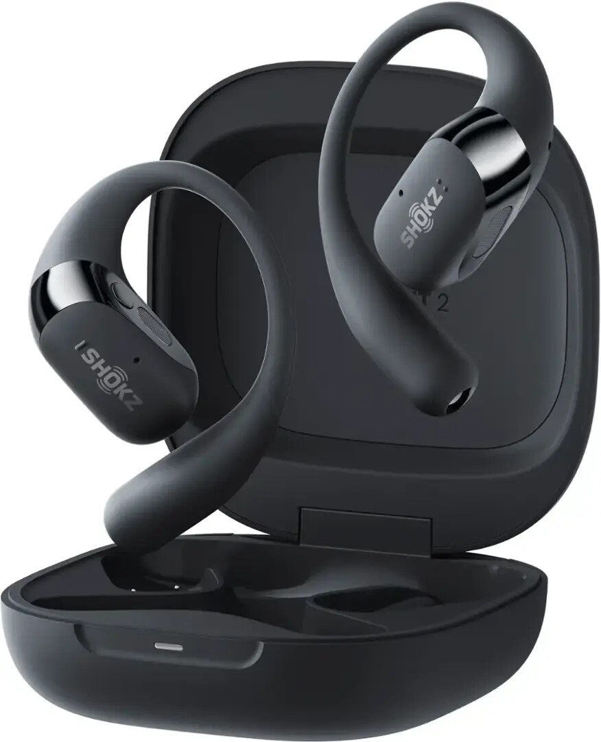Shokz OpenFit 2 Open-Ear True Wireless Earbuds Black – T920-ST-BK-US – READ – VG