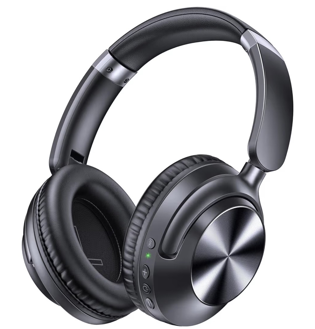 TAGRY Hybrid Active Noise Cancelling Headphones 100H Playtime Wireless