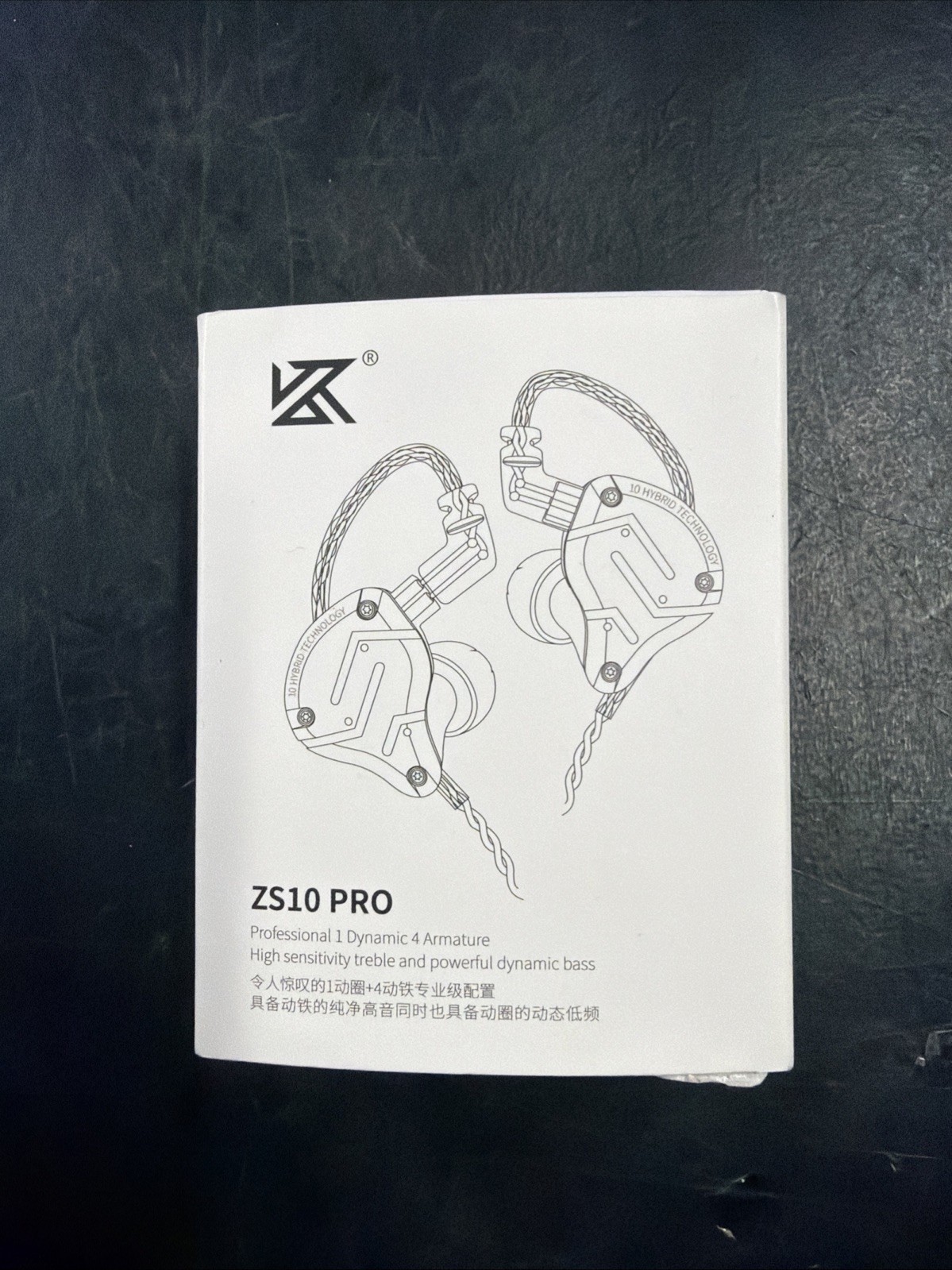 Kz Zs10 Pro 10 Units Hybrid in Ear Earphones HIFI Monitor Bass Headphones