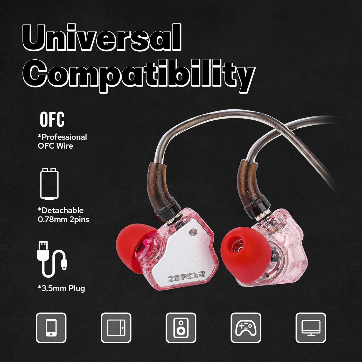 7Hz x Crinacle Zero:2 10mm Dynamic Driver Earphones