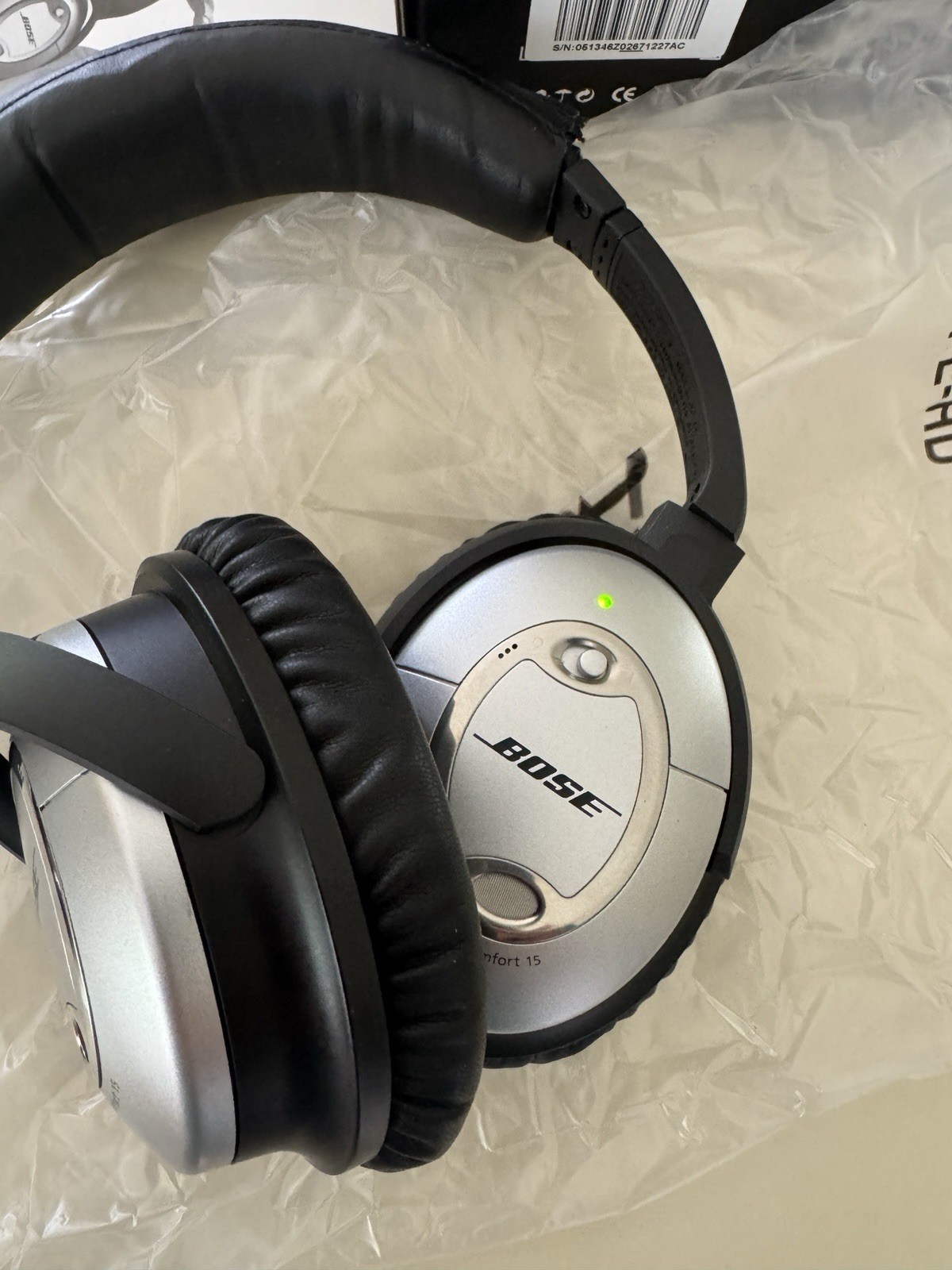 Bose QuietComfort 15 Qc15 Noise Cancelling Headphones EXCELLENT SHIPS SAME DAY