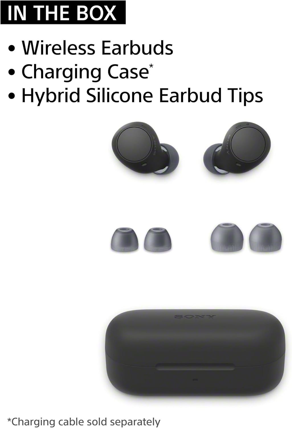 Sony WF-C510 Truly Wireless BLUETOOTH Earbuds – wfc510 BLACK