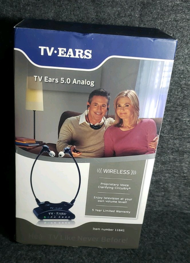 TV Ears 5.0 Analog Wireless Voice Clarifying Headset System (11641) Transmitter