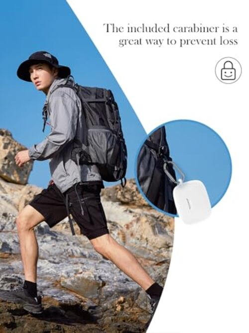 Case for JBL Tune 245NC TWS-True Wireless Earbuds,Soft Protective, White