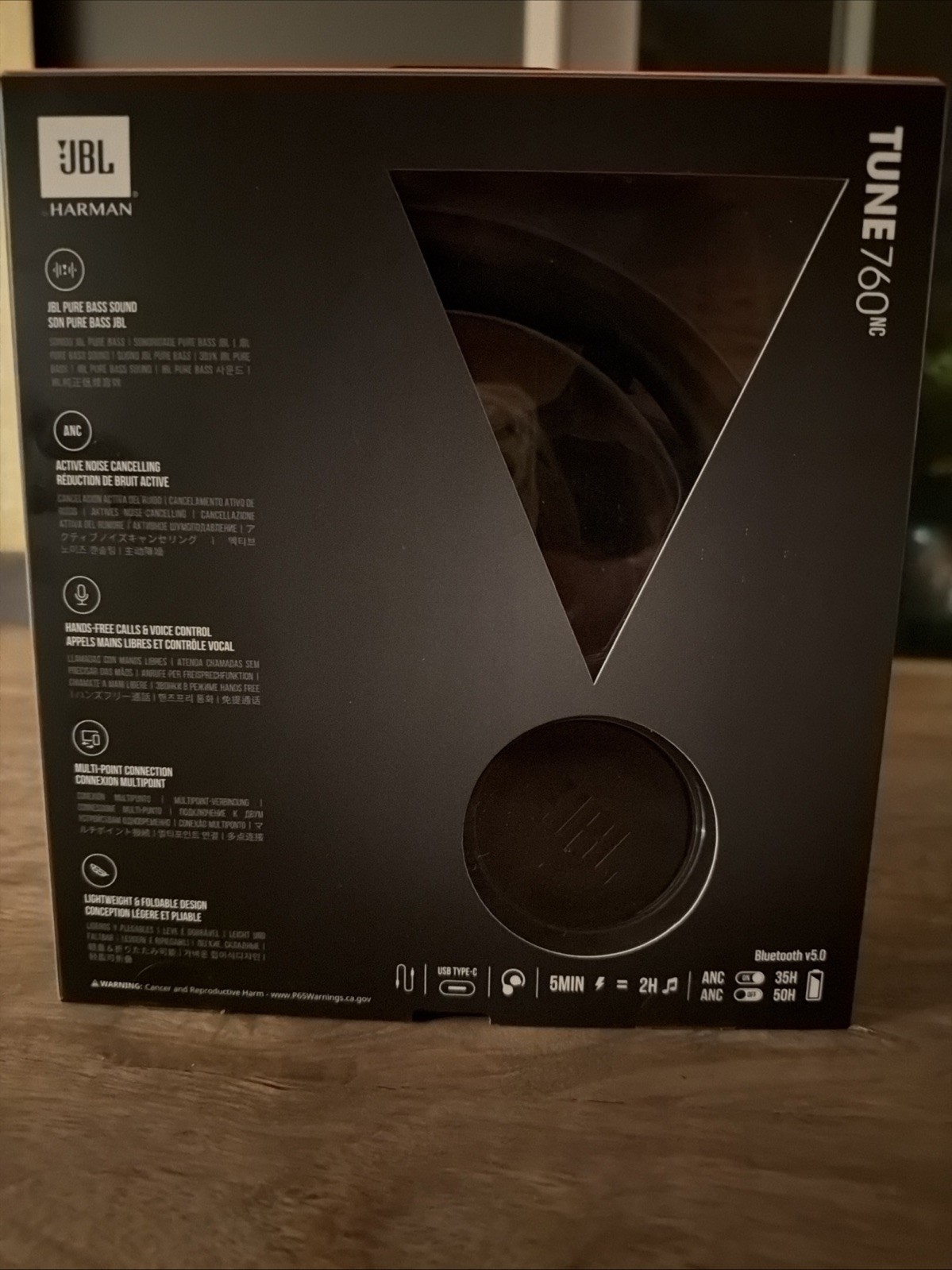 JBL 760NC Over the Ear Headphones – Black BEST DEAL